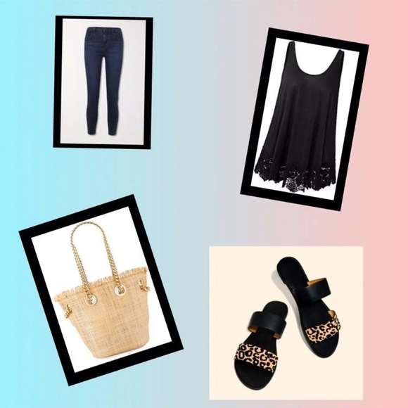 Strappy Animal Print Slides - Picture 4 of 6